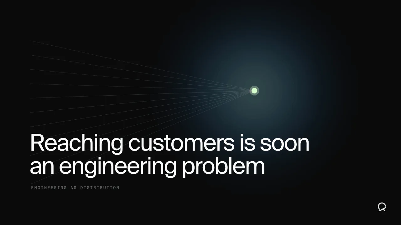 Cover image for What Is Engineering as Distribution? Why Marketing Became an Engineering Problem