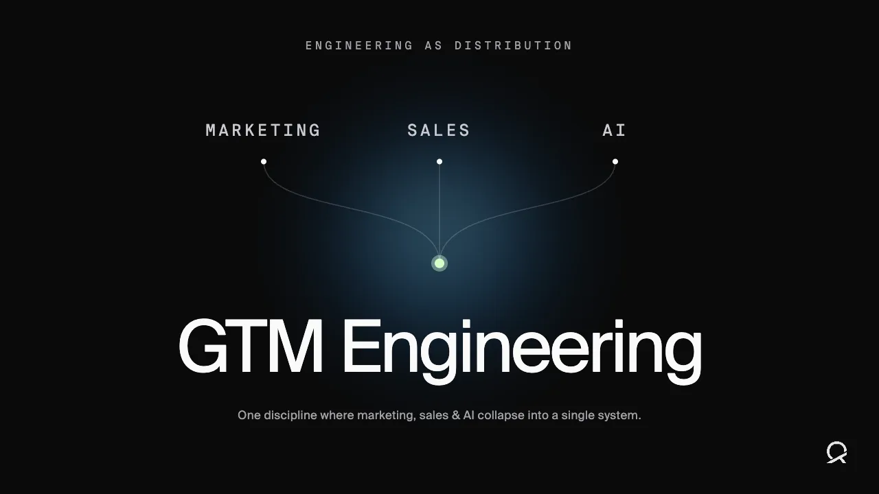 Cover image for What Is GTM Engineering? The Discipline That Merges Marketing, Sales, and AI